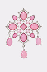 FESTIVAL VIBES STATEMENT EARRING IN PINK