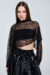 THE PERFECT LONG SLEEVE LACE BLOUSE