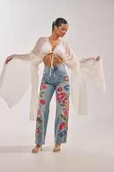 FLY AWAY CHIFFON BLOUSE