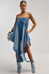 DIFFERENT FROM THE REST DENIM JUMPSUIT