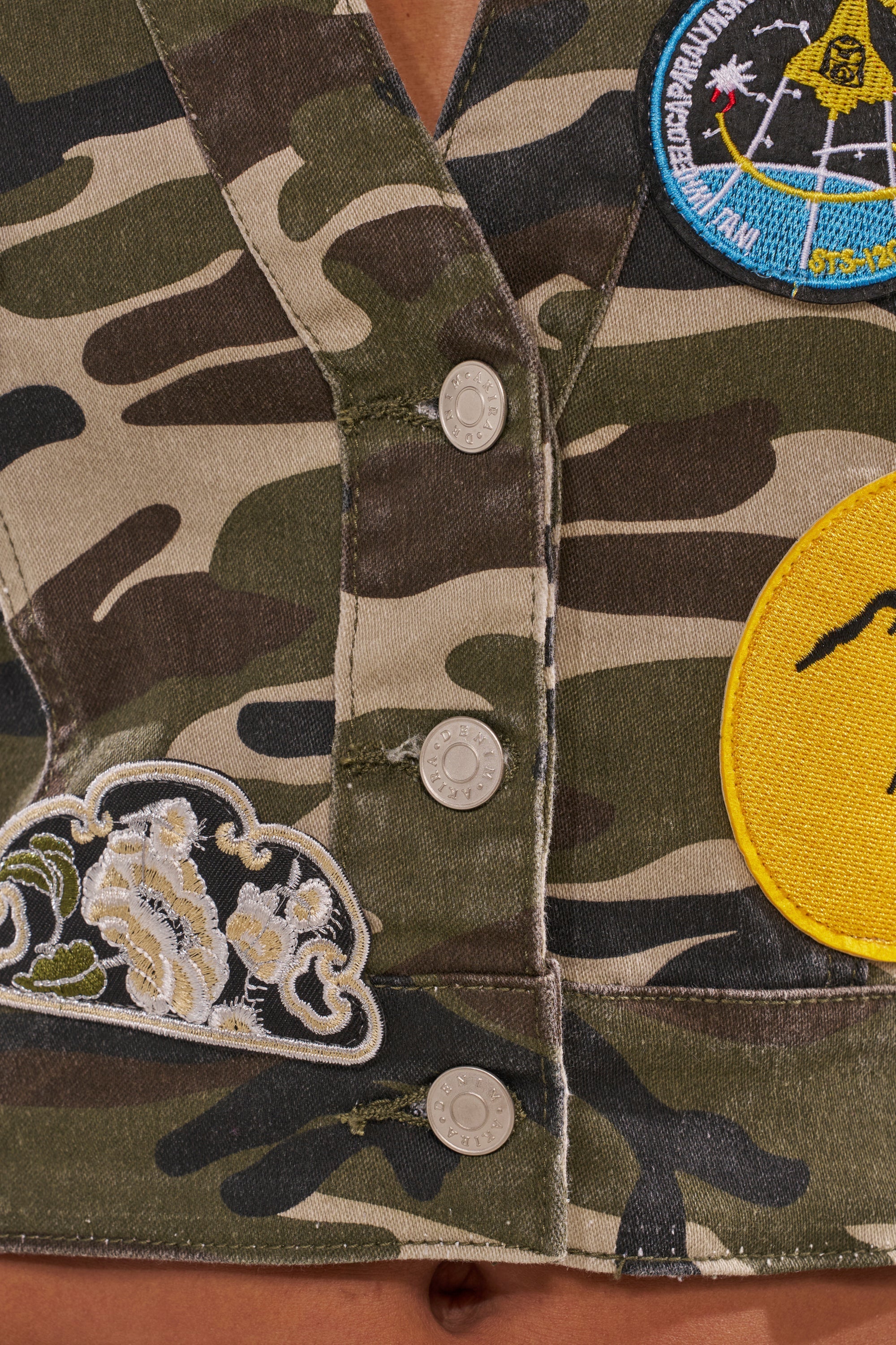 DOWN FOR SOME FUN CAMO BUTTON DOWN