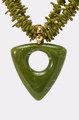 EARTH ANGEL NECKLACE IN GREEN
