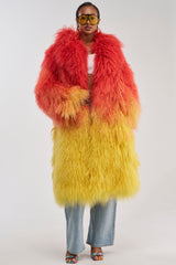 TROPEZ GENUINE MONGOLIAN FUR COAT
