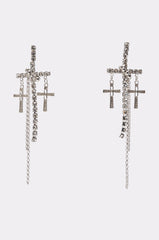 CROSS MY HEART EARRING